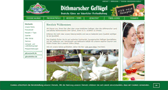 Desktop Screenshot of dithmarscher-gefluegel.de